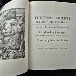 The Juniper Tree and Other Tales from Grimm - White Illustrated Hardcover